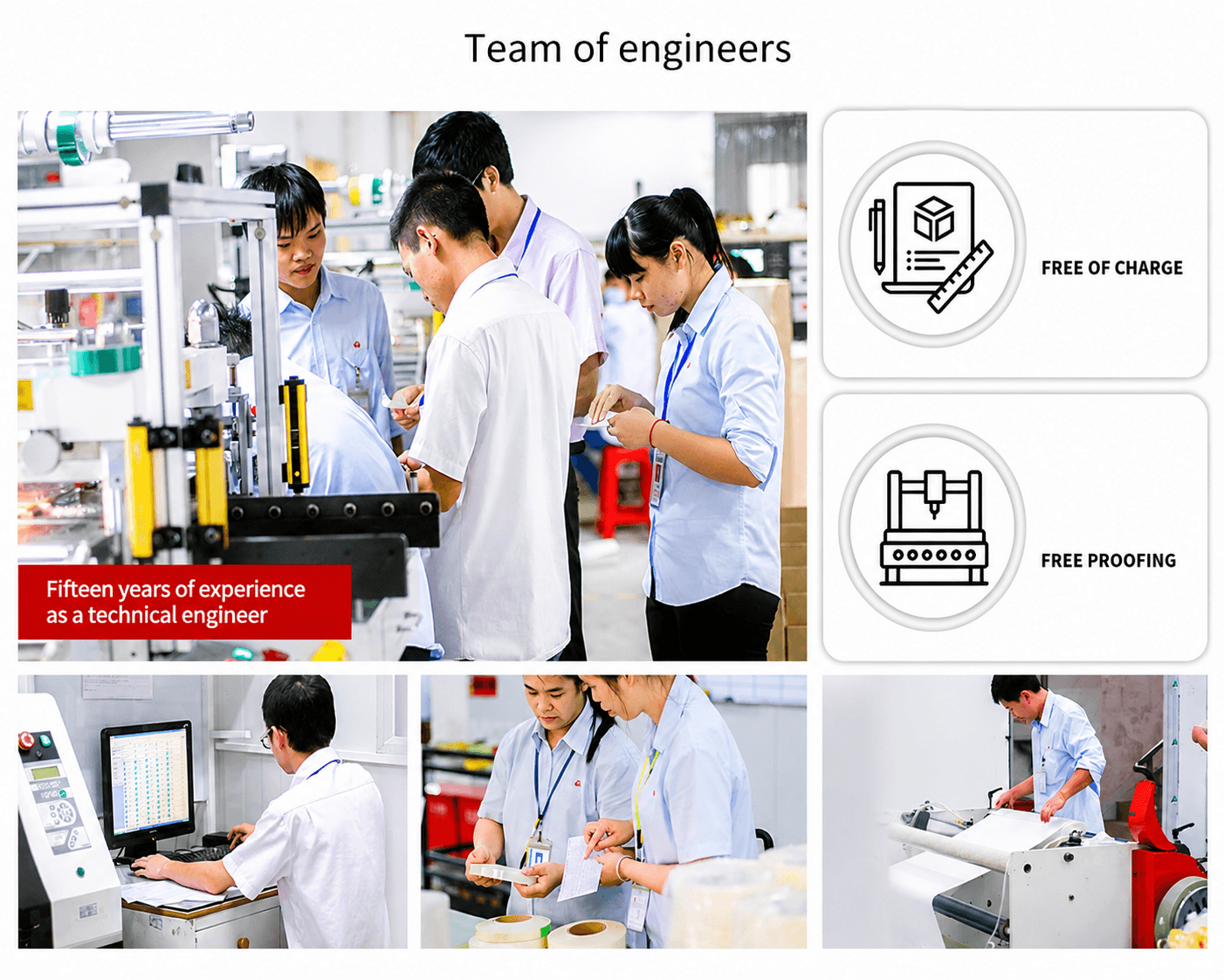 In-house QC and testing equipment