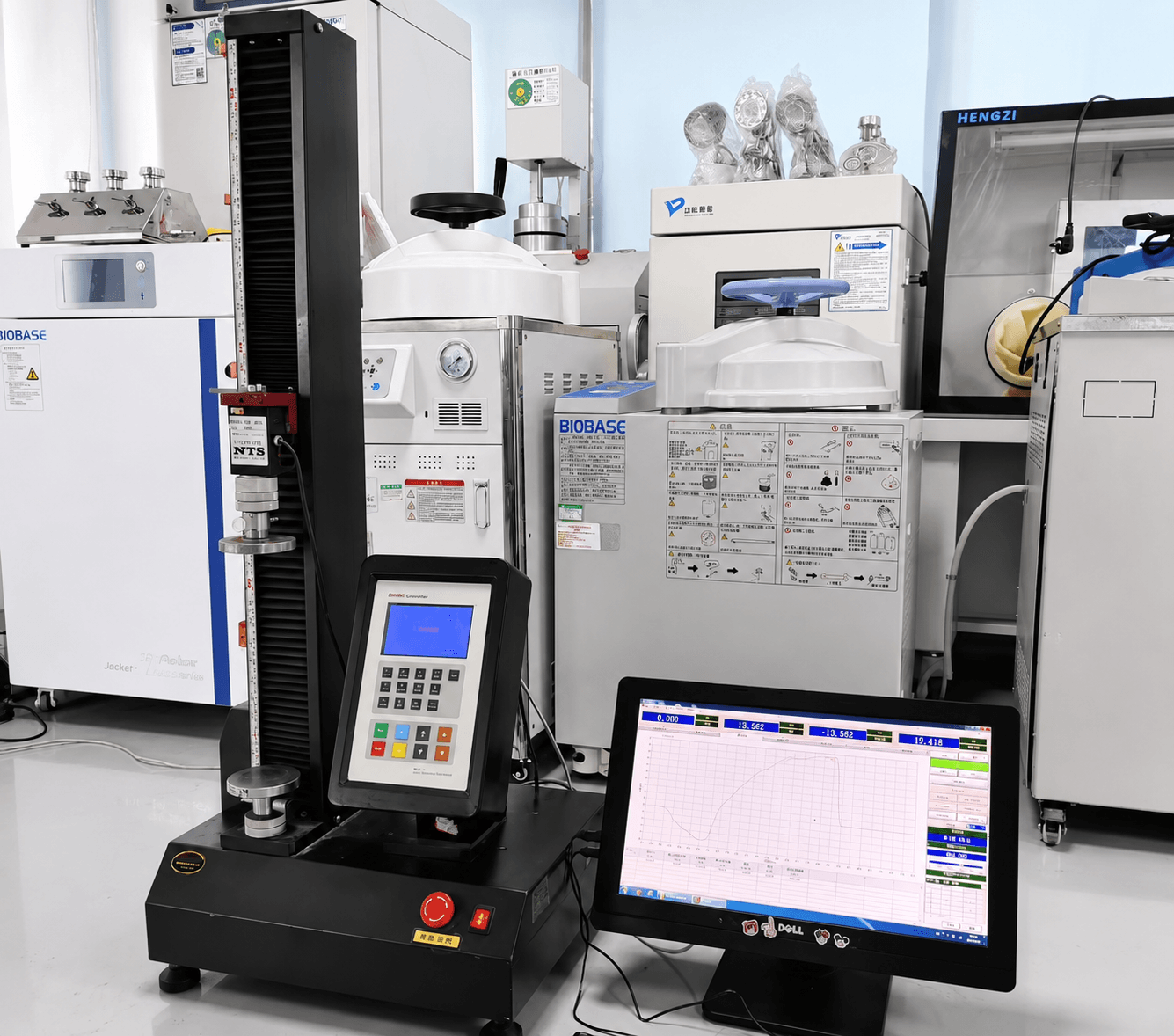 Adhesive tape testing in the QC lab