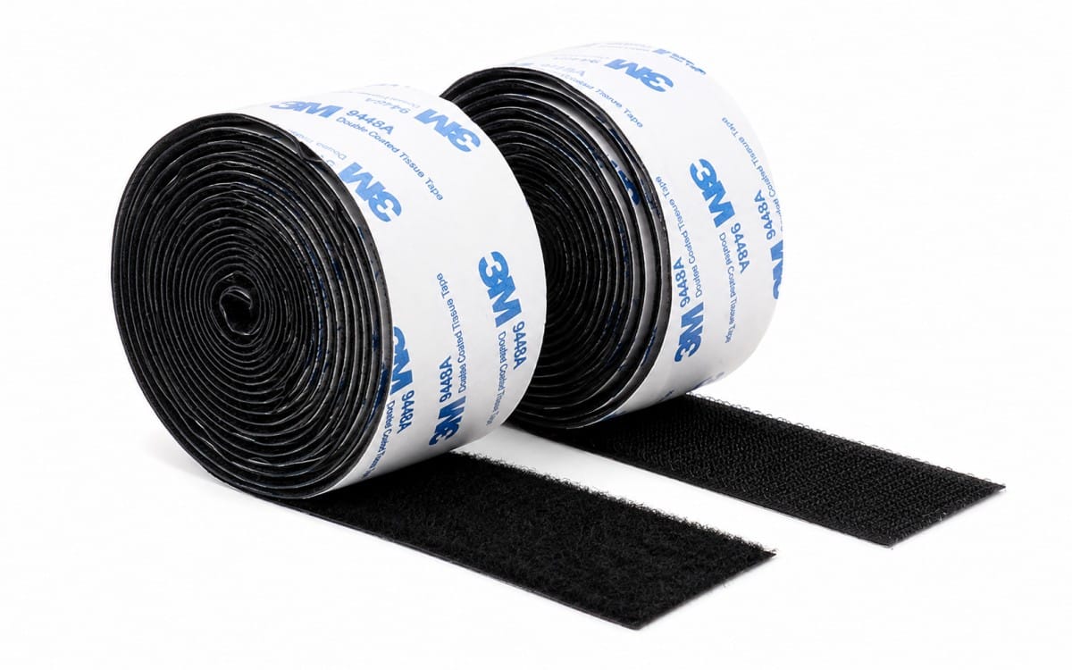 Adhesive-backed hook & loop from nibaL